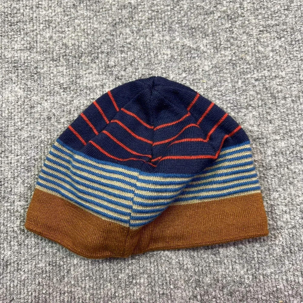 Patagonia Beanie Kids One Size Multicolor Striped Knit Fleece Lined Winter